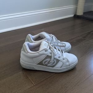 Women's White Heeleys